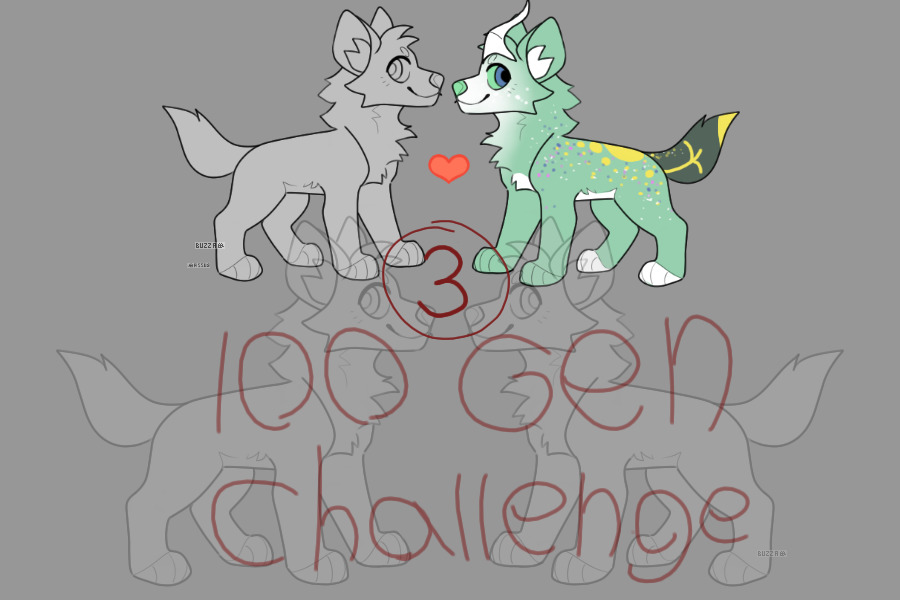 100 gen challenge v2![third gen]