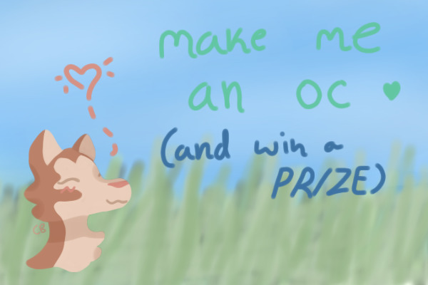 ✨ make me an oc (and win a prize) ✨