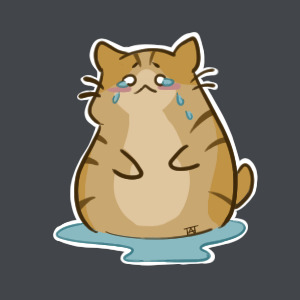 Crying Cat doodle