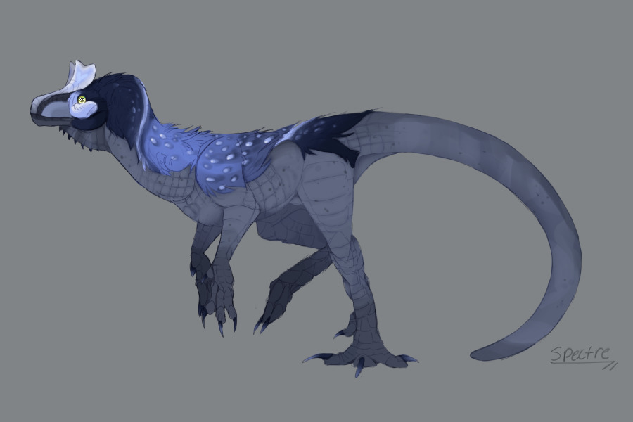 cryolophosaurus designs