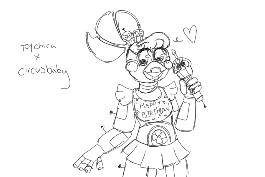 toy chica x circus baby fusion