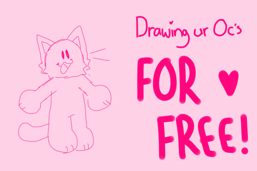 DRAWING YOUR OCS FOR FREE