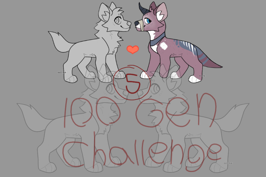100 gen challenge v2![fifth gen]