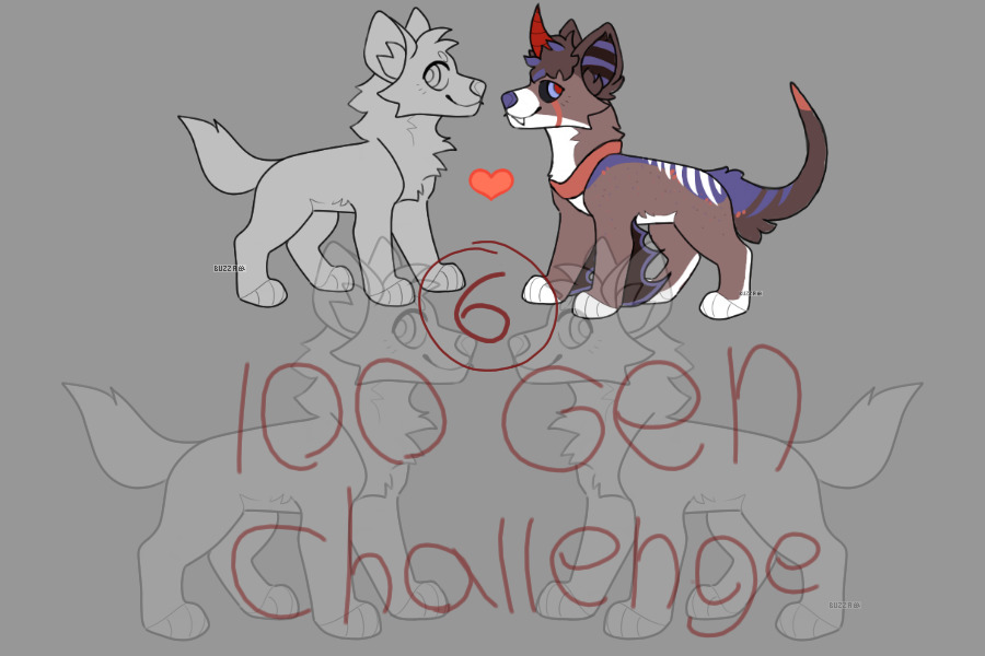 100 gen challenge v2![sixth gen]