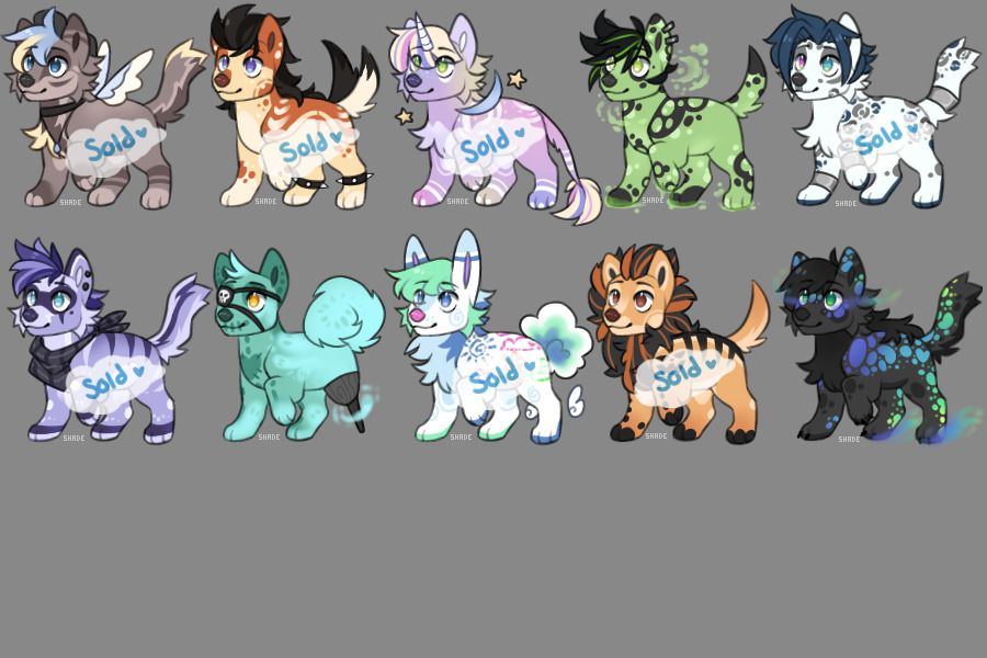 Canine Adopts - 1/10 OPEN