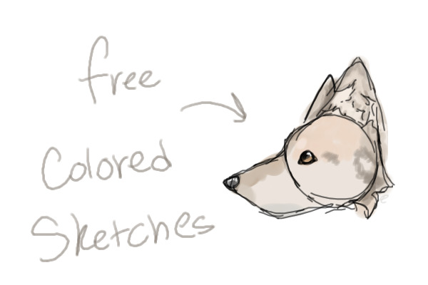 free colored sketches