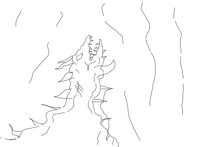 quick dragon sketch
