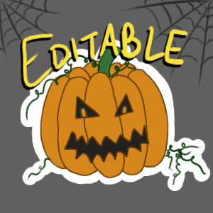 editable pumpkin