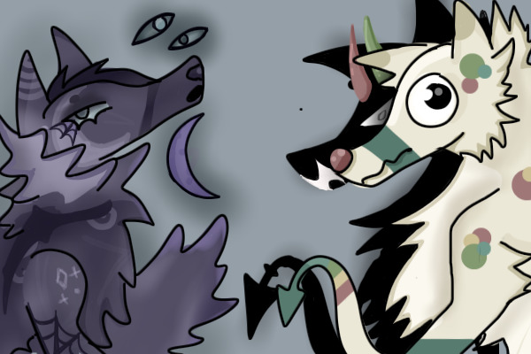 2 Spooky canines for 2 tokens!! SOLD