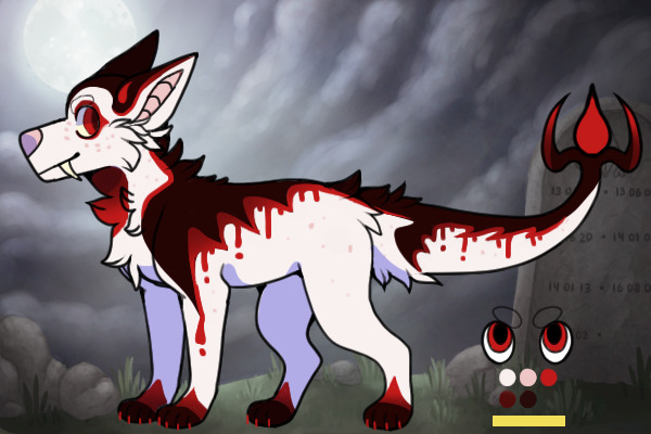 Halloween Sima #36: blood bat