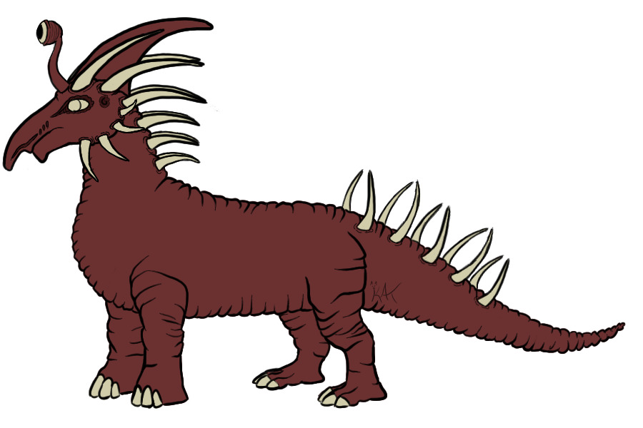 Mythical Tri-Eyed Dino