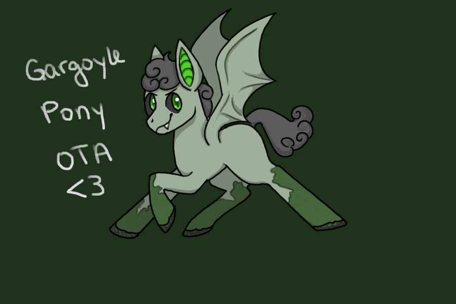 Gargoyle Pony OTA! Ends 10/31!