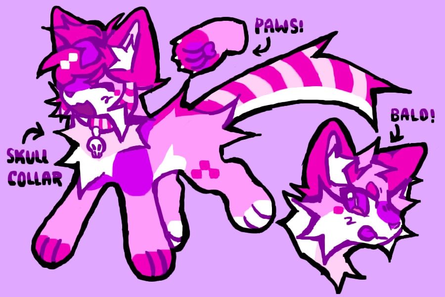 pink kitty adopt CLOSED