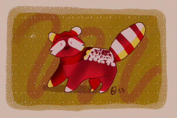 Velvet on a toaster strudel
