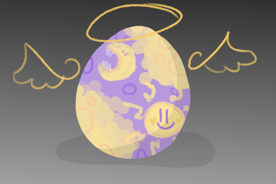 purble eggy!!