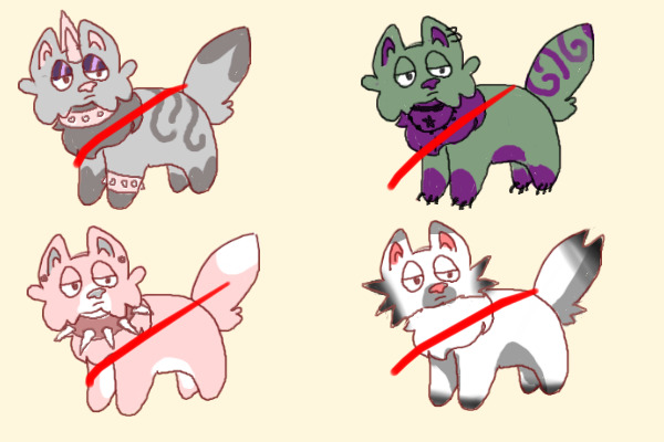 Punk canines- closed