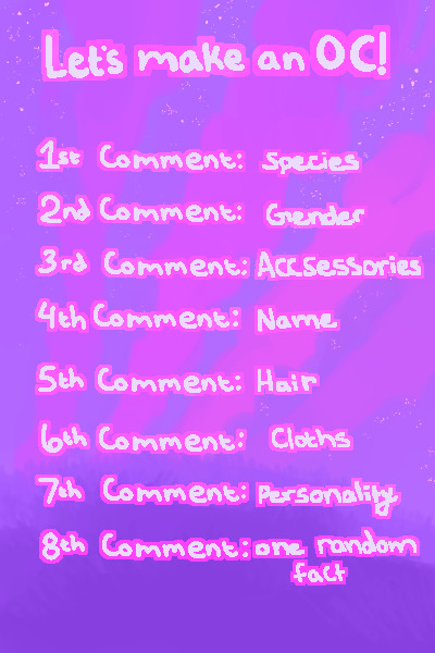 Let's make an OC !!-