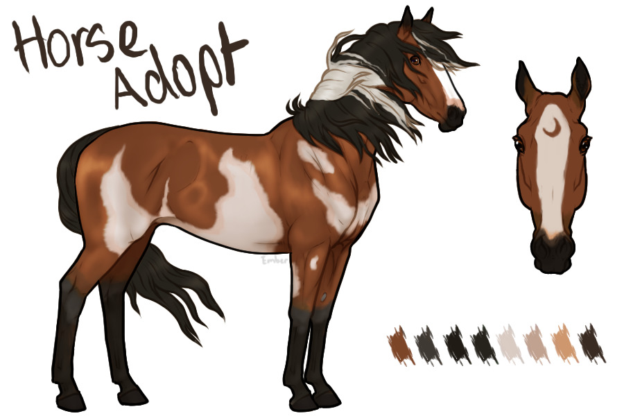 Natural coloured horse adopt [CLAIMED]