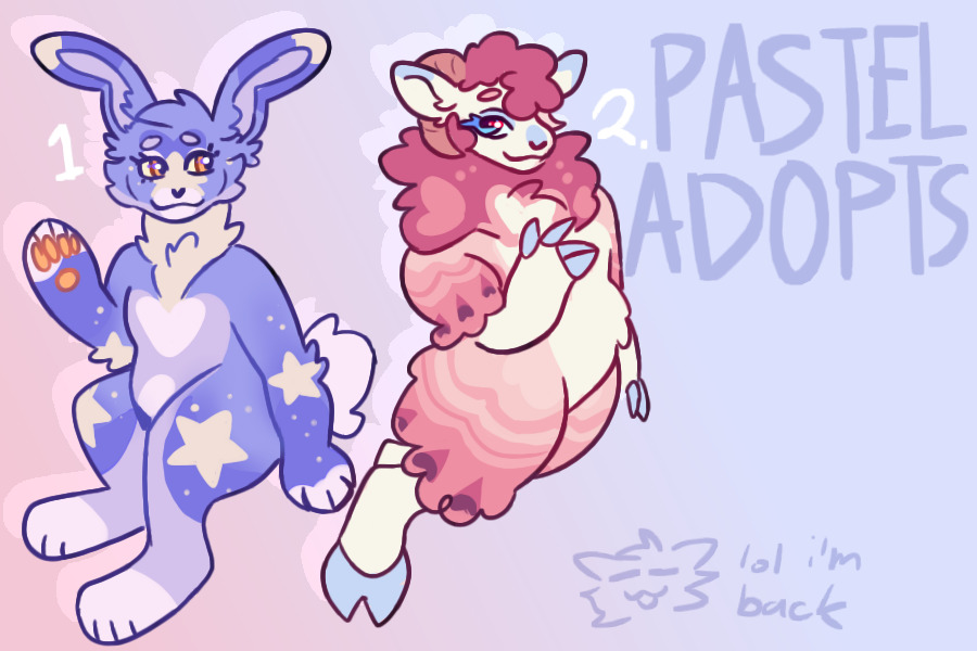 Pastel Anthro Adopts! [OPEN!]