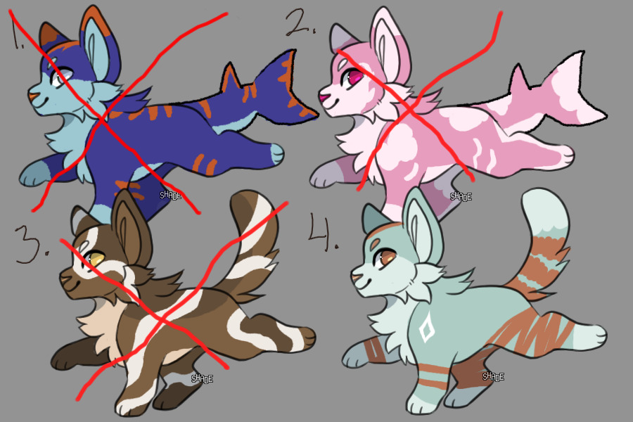 Adopts 1/4 open