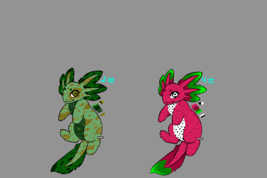 2 Axolotl Adopts for McPrime