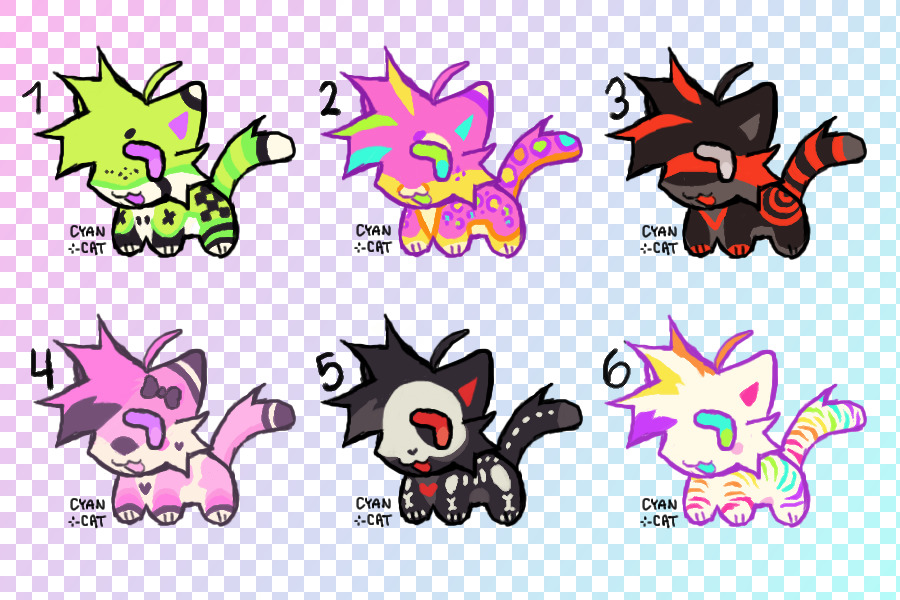 Sparkle cat adopts (open)