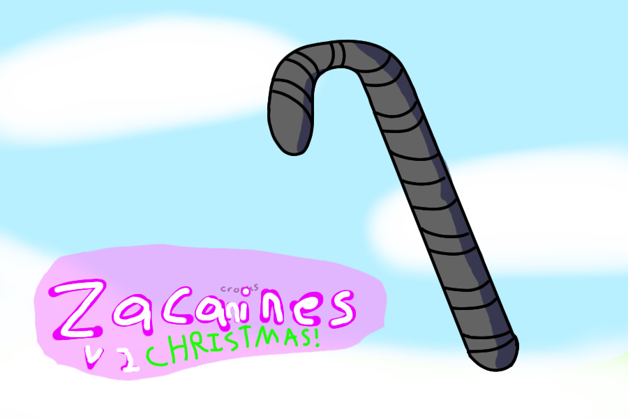Zacanines Christmas Event - Color a candycane, get Zacanine!