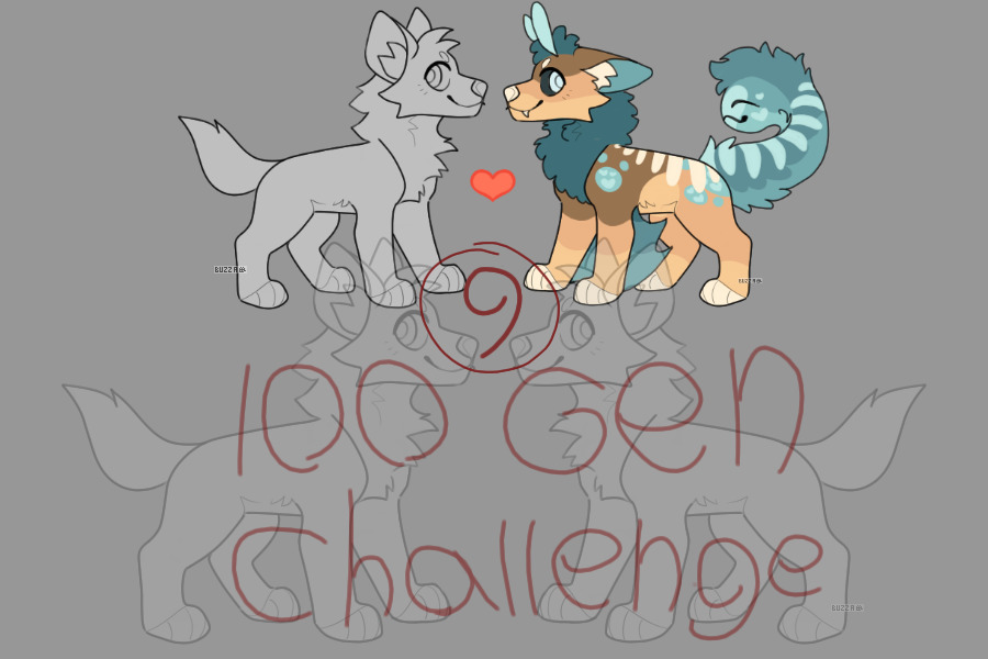 100 gen challenge v2![ninth gen]