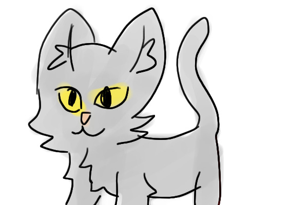 Mobile Drawing - Cat