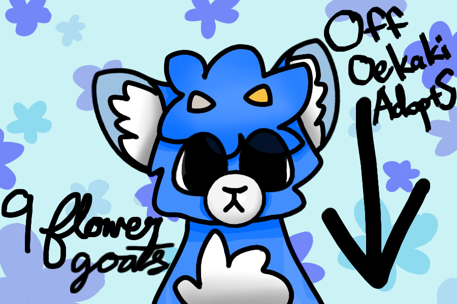 Off Oekaki Flower Goats Closed