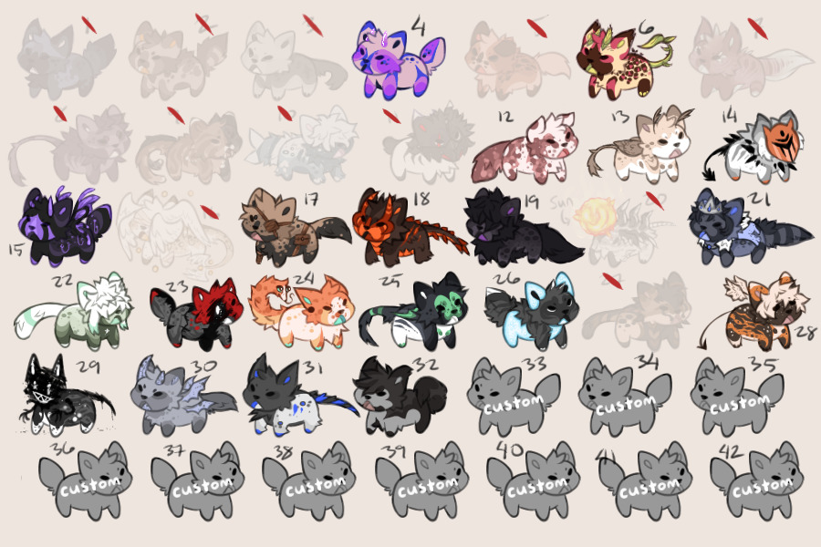flatsale adopts [30/42 open]