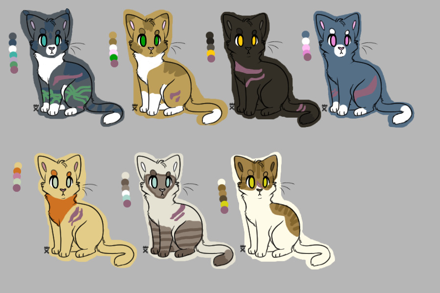 My Warrior Cat OCs and their stories :3