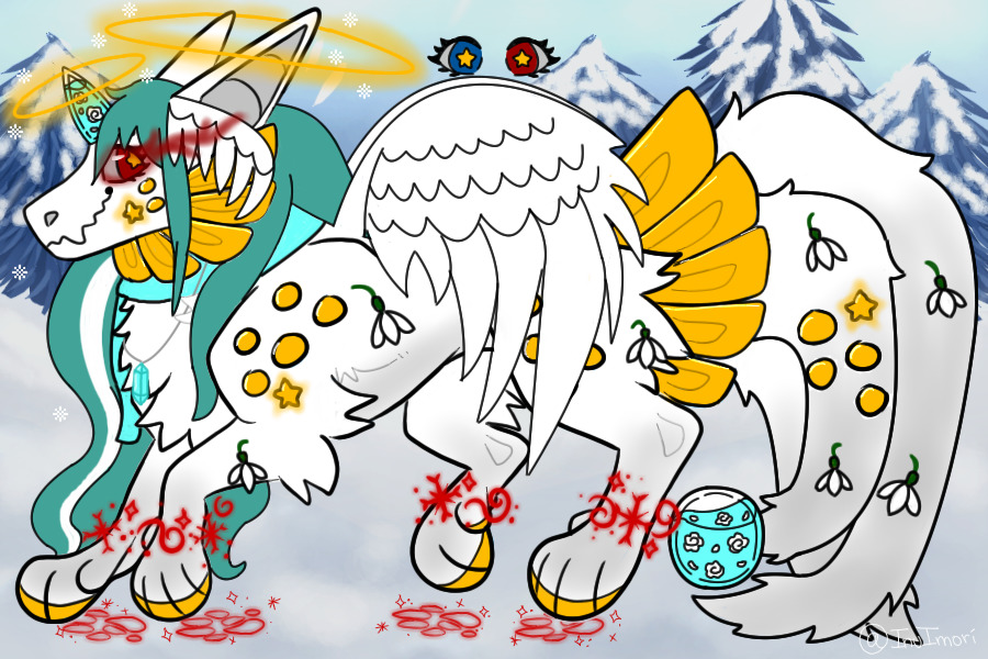 Plate Dragons Winter MYO - Snow Angel