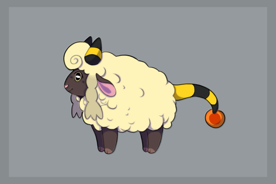 wooloo + mareep fusion
