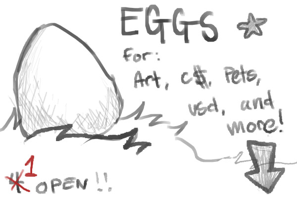 1/4 OPEN — mystery eggs :3