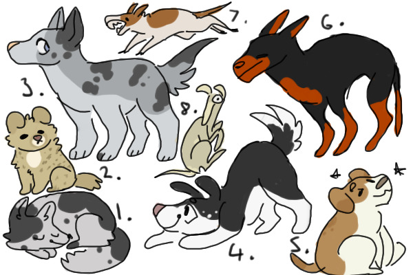 (mostly) realistic dog adopts