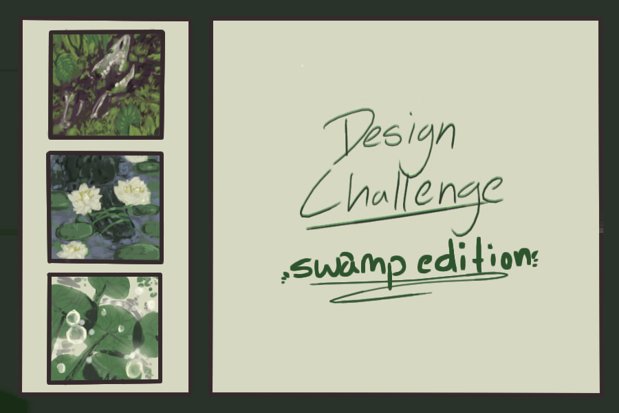 Design Challenge swamp edition (editable)