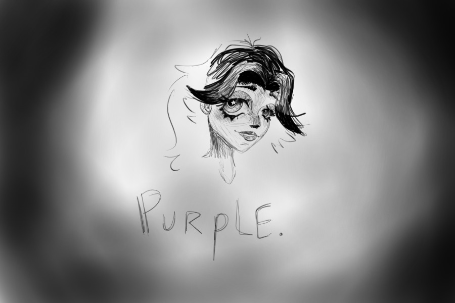 purple.