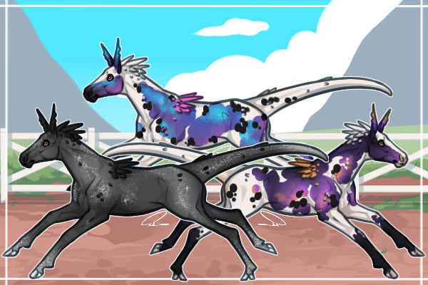 GS - Brood/Stud Event Breeding: Galaxy x Longhorn - Foals
