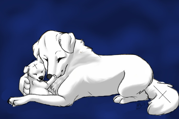 My Fursona with her Child