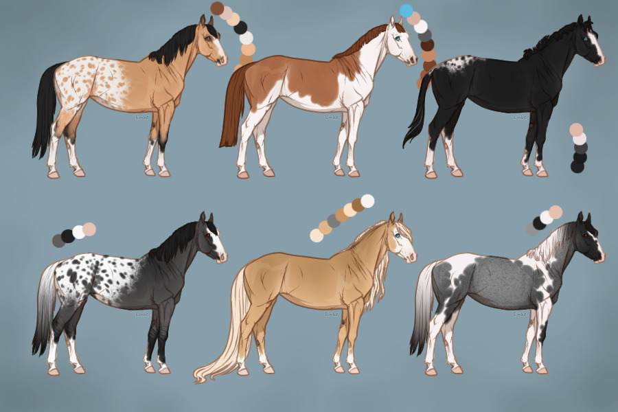 Realistic Horse character Breedings!