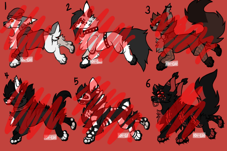 Offerable canine adopts! 0/6