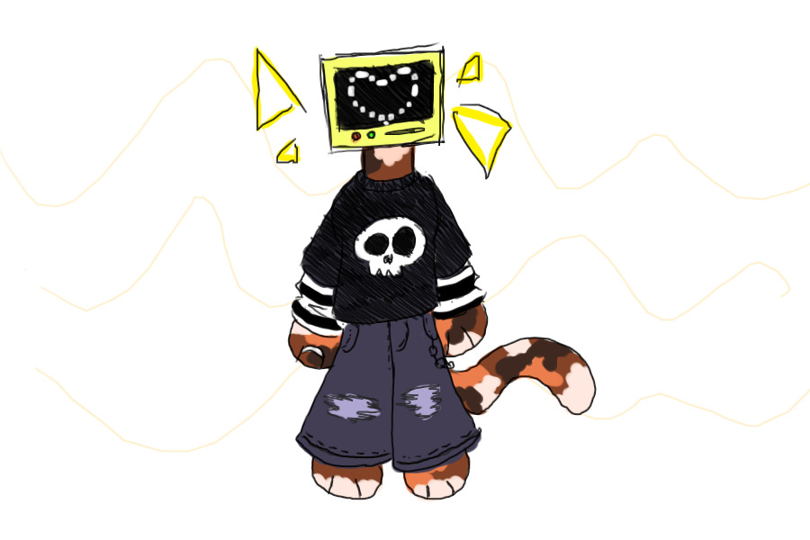 Calico Tv Head