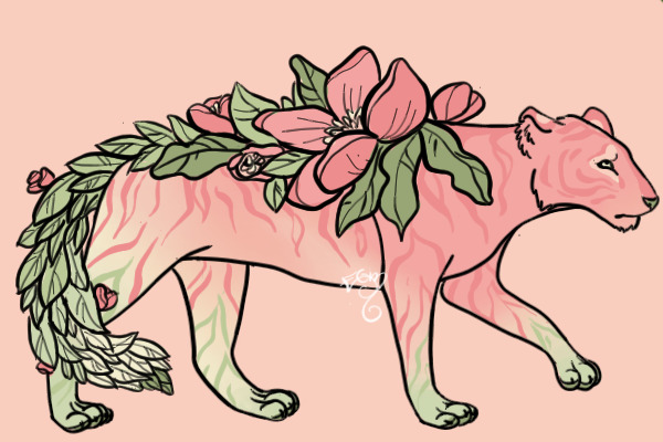 Petal Lioness - closed