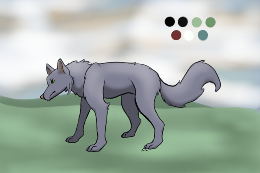 Wolf ;3 (color a pallette get a wolf)
