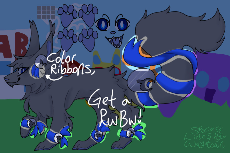 Color ribbons, get a RWBW!