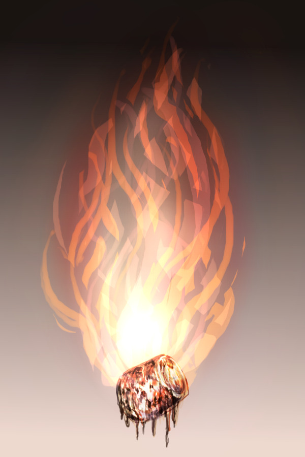 Burning Marshmallow