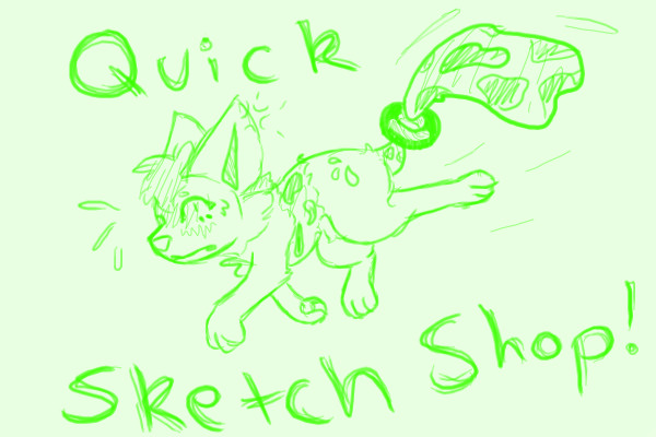 Quick Sketch Shop! OPEN