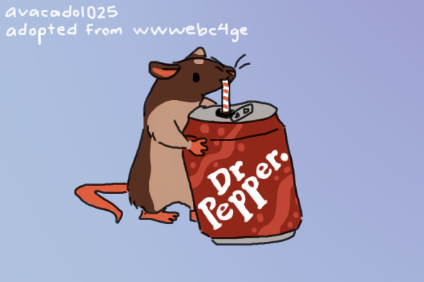 Dr Pepper Rat ᘛ⁐̤ᕐᐷ...🥤 4/3/24