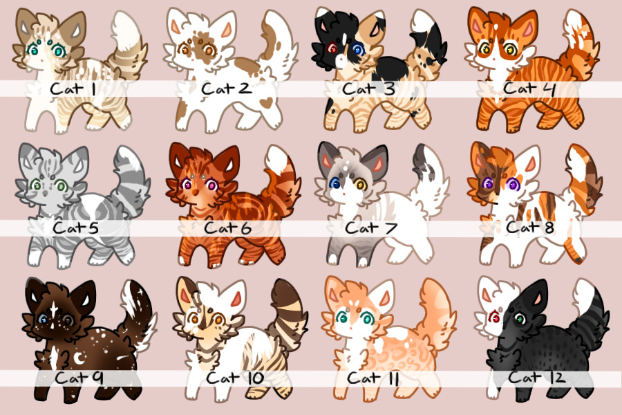 PWYW Cat Adopts (closed!)